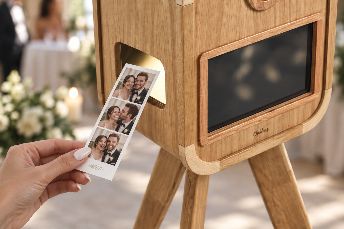 Photo prints from an Oaklenz photobooth